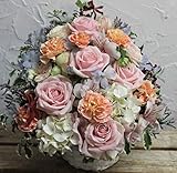 日時指定便利用可能 ♦♦誕生日　お祝いおまかせピンクバラ 生花のアレンジメント(P) ♦♦ 日時指定便・マケプレお急ぎ便は「通常配送と同料金」でご利用いただけます。★★ 誕生日祝 結婚祝　結婚記念日　