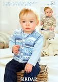 Sirdar Snuggly Baby Crofter DK Baby Knitting Pattern 1927 by Sirdar