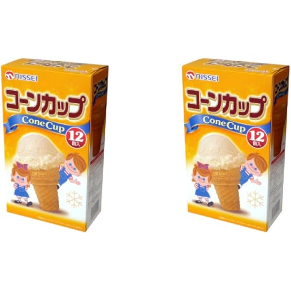 Amazon.co.jp: 日世 コーンカップ 12個入×2セット : 食品・飲料