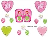It 's A Girlベビーシャワー靴Balloons Decorations Supplies by Anagram