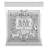 【正規品】 ERNIE BALL 2406 クラシックギター弦 (28-42) ERNESTO PALLA BLACK & SILVER NYLON CLASSICAL GUITAR STRINGS
