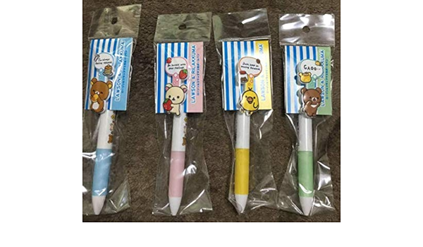 Amazon Co Jp リラックマ ローソン 限定 ボールペン コリラックマ キイロイトリ チャイロイコグマ 文房具 オフィス用品