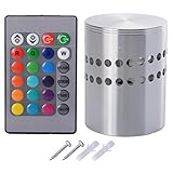Sunix® RGB Remote Controller cylinder Ceiling light, 3W LED wall light Hallway Lamp with Scattering 