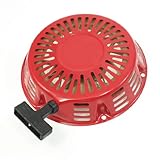 uxcell リコイルスターター　188ガソリン　発電機スペアパーツ　レッド