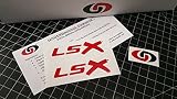 Lsx Decals ls1 ls6 ls2 ls3 ls7ストローカーフードステッカーバリエーション色選択 LSX レッド 0755464823879