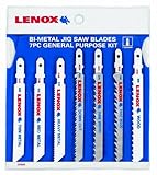 Lenox 20868U743SA Bi-Metal Jig Saw Blade Kit with T-Shank, 7-Piece [並行輸入品]