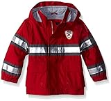 ロンドンフォグBaby Boys ' Fireman Rain Slicker カラー: レッド
