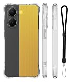 For Xiaomi POCO X7 Pro 5G ケース【BAOLINTX】 耐衝撃 TPU素材 薄型軽量 柔軟 指紋防止 黄変防止 擦り傷防止 レンズ保護 着脱簡単 Xiaomi POCO X7 Pro 5G 用 ケース（クリア）