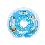赤ちゃん用の首輪　円形のインフレートの嬰児水泳保護器　浮き輪 水泳圏　　頚部リング　ガス入り管　水遊びに大活躍 プール・海・川 海水浴 ビーチグッズ 水泳用品