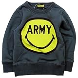 《秋冬春対応》 Reboot(リブート) 裏毛ARMY Ptトレーナー 110cm/Nv NO.AH-1691613