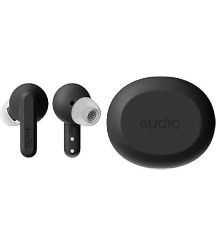 Amazon.co.jp: SUDIO E3 (ブラック) ワイヤレスイヤホン カナル型