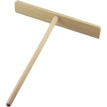 Amazon | 縞黒檀製クレープ用トンボ（クレープ鉄板35cm~40cm用