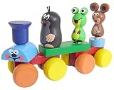 The little Mole wooden train with friends 13344 by DETOA