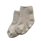オーガニックコットン 【ベビー】内側パイルソックス (グレー) 13-15㎝【ORGANIC GARDEN】NS8612