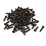 uxcell フィリップスヘッドのネジ M2.5x12mm 金属素材 銅のトーン 100枚入り