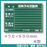 危険予知活動表 KYボード 450×600mm 木製 320-09