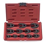 Neiko? 03323A 3/8-inch and 1/2-inch drive SAE Crowfoot Wrench set, CR-MO, | 12 piece set [並行輸入品]