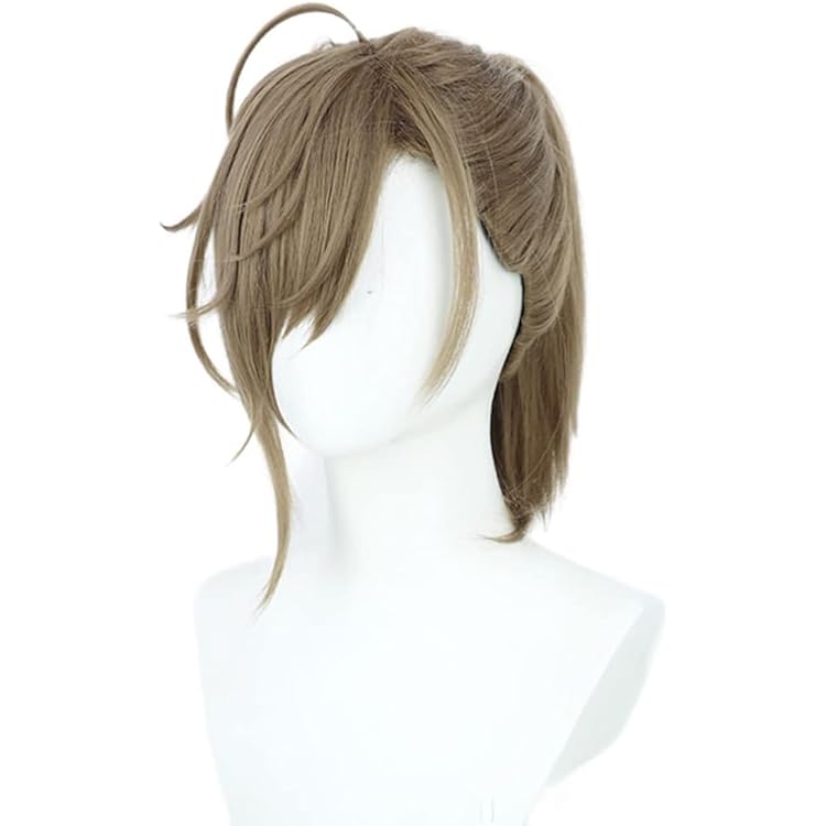 Amazon.co.jp: LAOBAO コスプレ ウィッグ 叶 かなえ ポニーテール 灰色