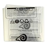 Big Horn 11781 Disposable Clear Plastic Dust Bags for Delta, Jet and Other 20-Inch Units, 5-Pack [並行