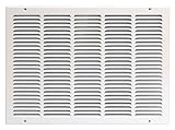Speedi-Grille SG-2016 RAG 20-Inch by 16-Inch White Return Air Vent Grille with Fixed Blades by Speed