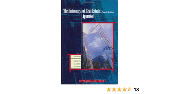 Amazon The Dictionary Of Real Estate Appraisal Shea Joyce Stephanie Industries Professions