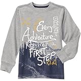 ジンボリー GYMBOREE/ アドベンチャーティ ヘザーグレー トップス長袖Tシャツ 7歳【並行輸入】