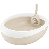 リッチェル 猫用トイレ本体 ラプレ ネコトイレ ホワイト M サイズ