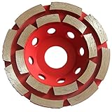 Easy Light 糸付きダイヤモンド粉砕カップホイールダブルロー 4 Inch