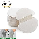 YUANSHOP1 わき汗パット さらさら あせジミ防止 汗取りパット 防臭シート 大きめ (200枚入れ)