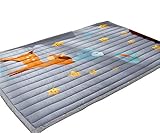 Andiran 綿の漫画の赤ちゃんの子供のゲームマット滑り止めのクロールマット厚い畳のカーペットの厚さ2.5センチメートル 145 * 200 * 2.5 CM