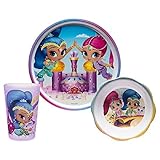 輝きとMealtime Set ~ 3 Piece ~プレート、ボウル、カップ