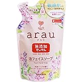 【美浜卸売-ORS4A01】arau.(アラウ) 泡フェイスソープ 詰替用 180mL×7個セット