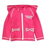 ラッシュガード 水着 ベビー 女の子 フード付き UVパーカー 水遊び ベビー水着 ピンク 95cm