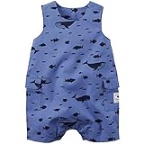 カーターズ Carter's ロンパース 半袖 綿100% Printed Cargo Canvas Romper 6M (61-67cm) [並行輸入品]