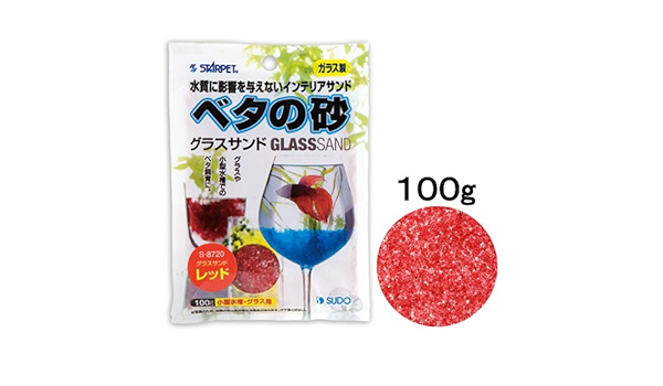 Amazon スドー グラスサンド レッド 100g スドー 底床 通販