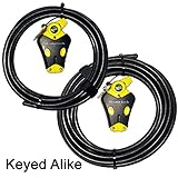 マスターロック – Python調節可能なケーブルロック1 – 12 ft 1 – 20 ft