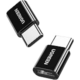UGREEN microb-typec変換アダプタ micro usb type-c 変換 マイクロusb メス to usb c オス 2個セット 56Kレジスタ使用 OTG機能対応 充電と高速転送同期 Android端末 MacBook Air 