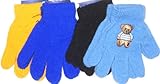 4つペアマジックマイクロファイバーの応力手袋Infants for Ages 1 – 4年