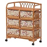 ランドリー 収納家具 チェスト 天然素材