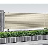 サビに強い　YKK ap　シンプレオフェンス5型　本体　T80　『高さ80ｃｍ用　横目隠しタイプ　アルミフェンス　柵』 　ブラウン