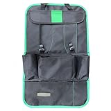 hcmaxカーシートバックオーガナイザーポケットストレージバッグBackseatプロテクターiPadホルダーマルチポケット付きタブレットホルダーキックマットGreat旅行アクセサリー 1 Pack グ