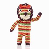 Pebbleフェアトレード、Hand Made Rattle – Lion