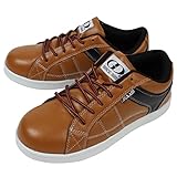 [ジーデージャパン] カジュアルスニーカー 鋼製先芯入り 柔らかPU素地 JSAA B種 3E GD-731 ブラウン 26 cm