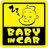 Sticker Shop Haru ＢＡＢＹ IN CAR マグネット アメリカン角型 イエロー
