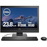 デル 一体型PC Optiplex 7440 AIO 23.8型フルHD1920X1080/MS Office 搭載/Win 11/Core i5-6500/WIFI/Bluetooth/DVD/DDR4 16GB NVME M.2 512GB SS