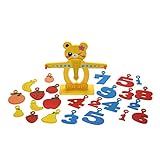 Domybest木製の子供たち バランシングおもちゃ 幼稚園早期教育玩具 3歳以上 フルーツデジタルバランスのおもちゃ かわいいモデリング 認知力を養う