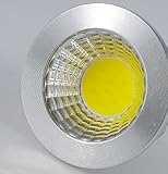 LED GU10れていない調光電球、3ワットデイライトホワイト（6000K）埋め込み照明は、40ワットは、ホーム相当、110ボルト、90度ビーム角度トラック照明用のライトを導きました