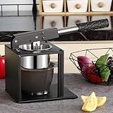 BDHD ハンドジューサー 手動式果汁絞り器 ステンレス製 ハンドブレンダー 果汁 手作り ジュース絞り器 フレッシュジューサー フルーツしぼり 多機能 お手入れ簡単 家庭用 業務用