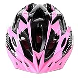 【MHR 】自転車ヘルメットサイクリング ヘルメット スポーツ ヘルメット ジュニアヘルメット マウンテンバイク クロスバイク 男女兼用　通気　安全　スタイリッシュ (ピンク)