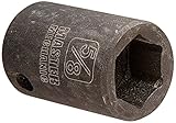 APEX TOOL GROUP-ASIA 39003 Master Mechanic 1/2 Drive Shallow Impact Socket Chrome Moly, 5/8 by Apex 
